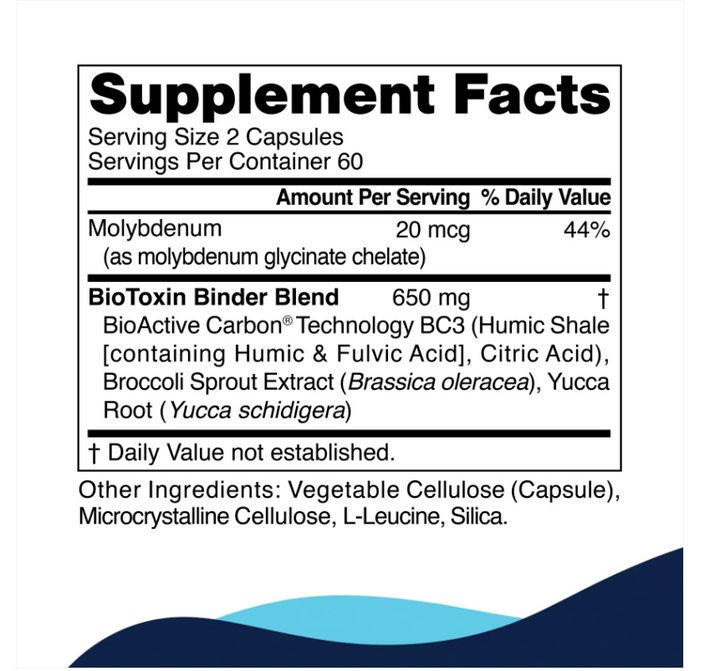 Biotoxin Binder Supplement Facts