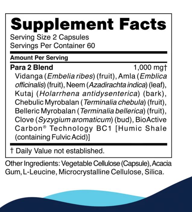 Para 2 supplement facts